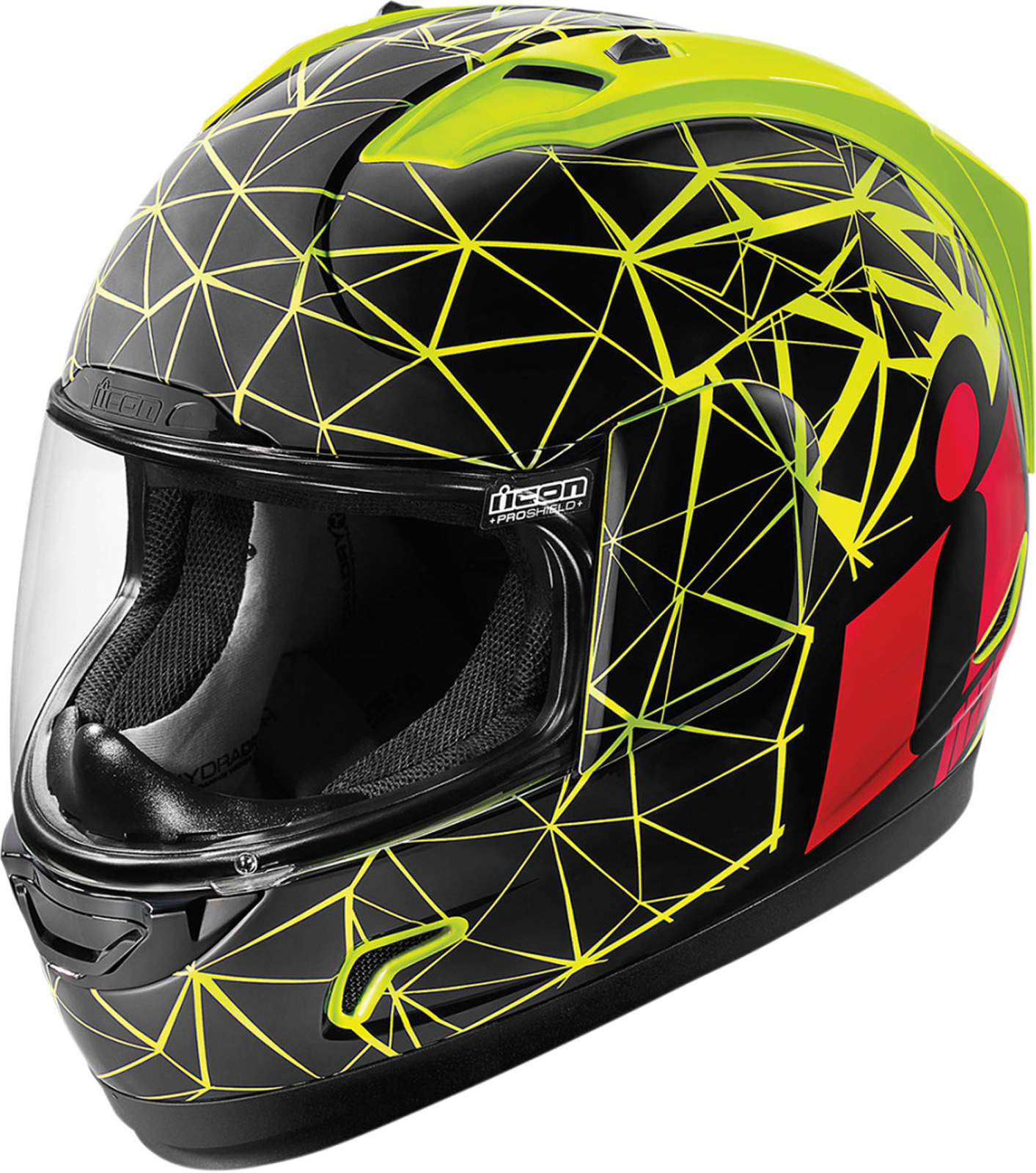ICON ALLIANCE CRYSMATIC HELMET - HI VIZ