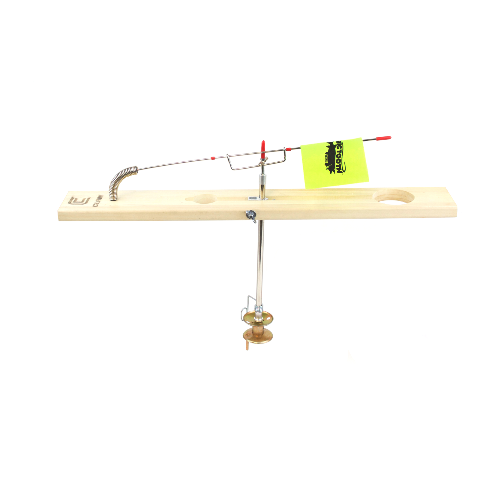 Clam Lunker Deluxe Wood Tip Up