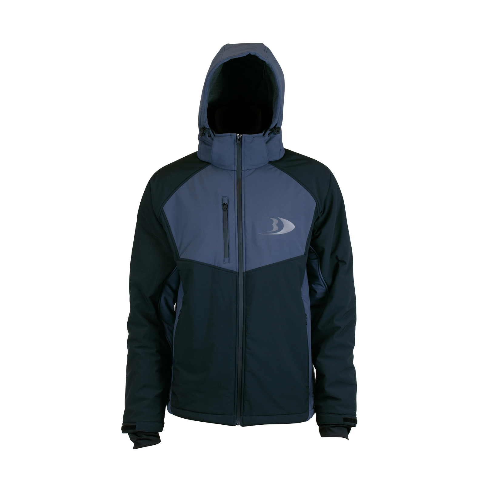 BlackFish Apogee Thermal Softshell Jacket - Black / Slate Blue