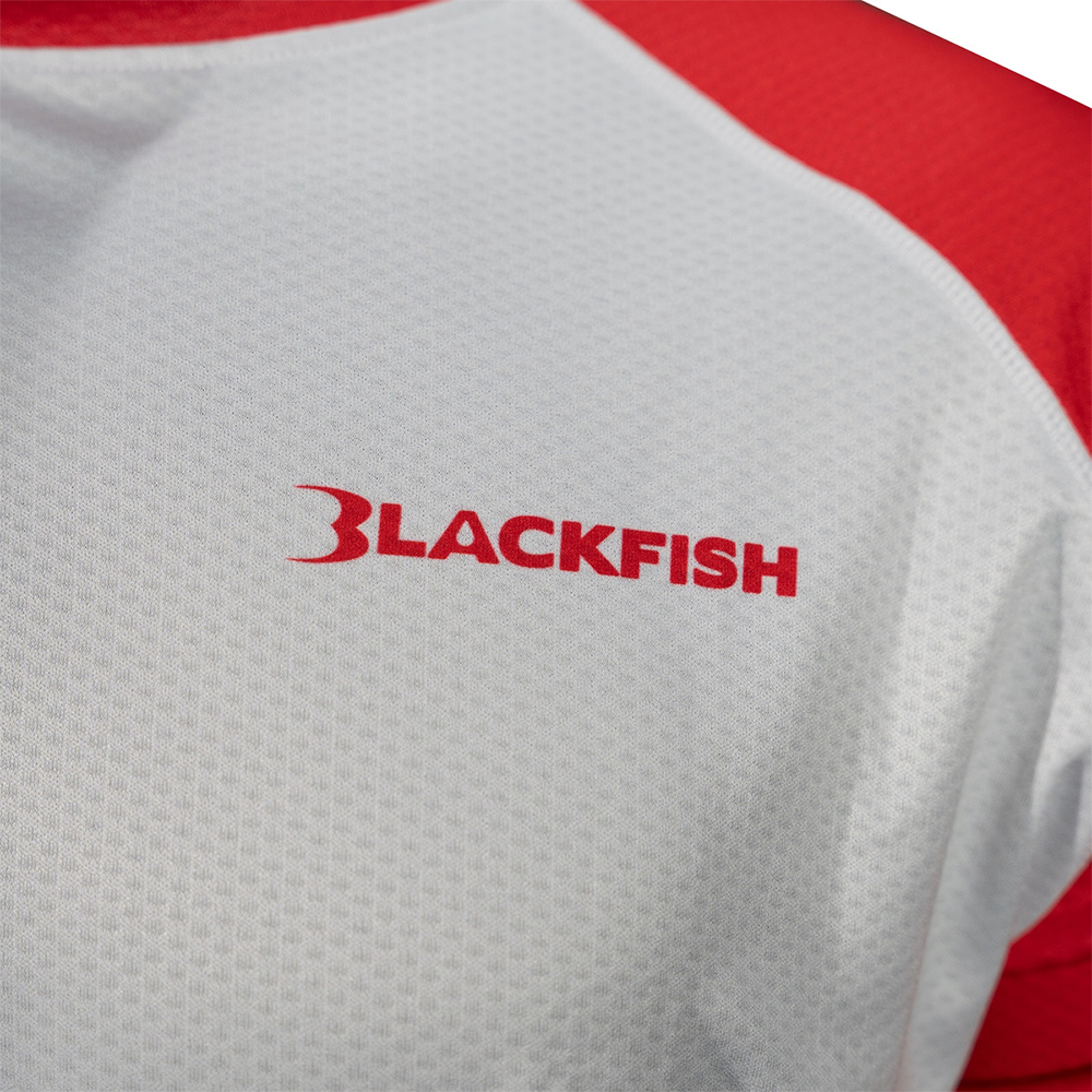 BLACKFISH CoolTech UPF Guide Hoodie, Profile Logo, Small, Red/Red at   Men's Clothing store