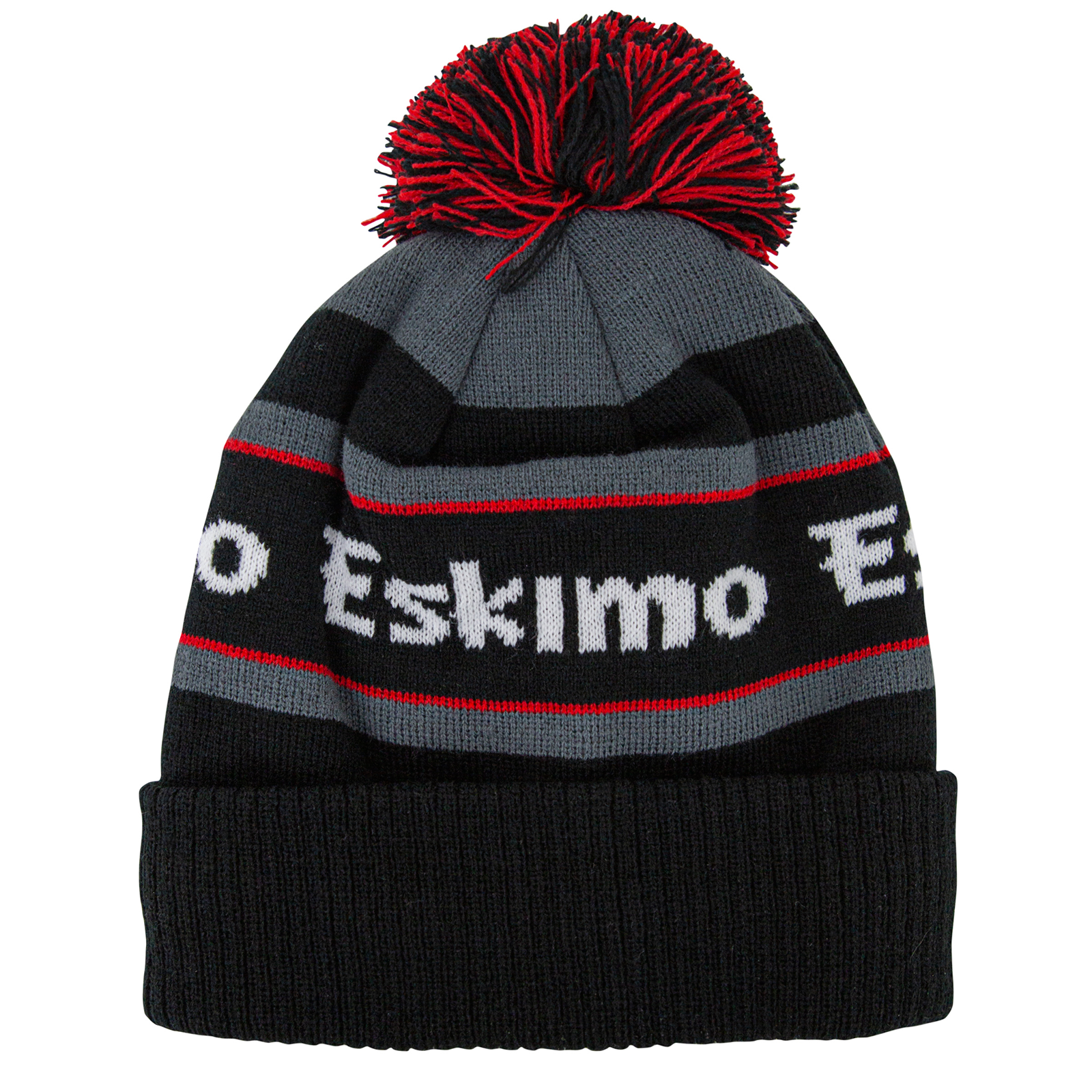 Eskimo Standard Black Ice POM Hat, One Size
