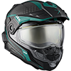 CKX Mission Dual Sport Carbon Fiber Fury Helmet /W Electric Shield