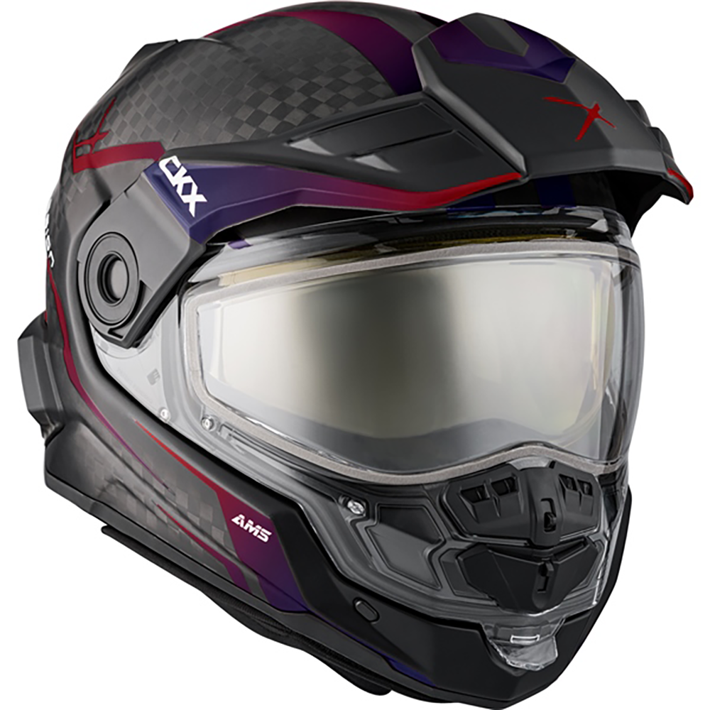 CKX Mission AMS Carbon Fury Helmet With Double Shield