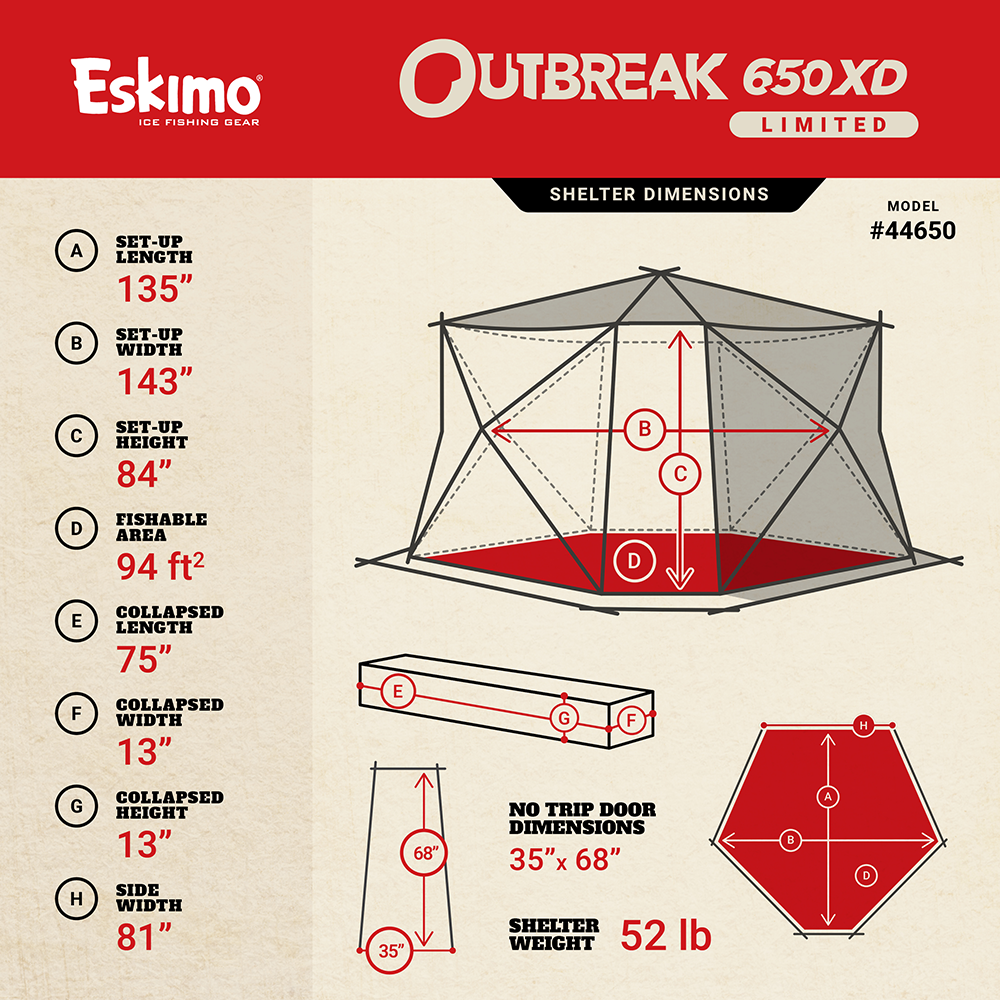 Eskimo Outbreak™ Pop-Up Portable Shelter Series