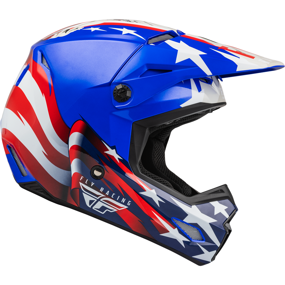 American flag dirt bike helmet fashion