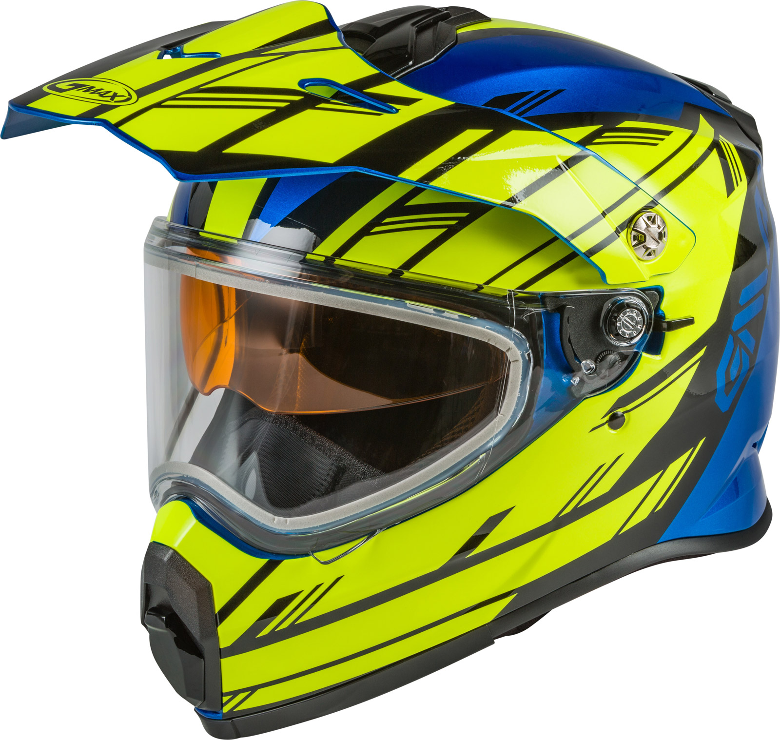 Gmax AT-21S Epic Adventure Dual Sport Helmet w/Dual Lens Shield