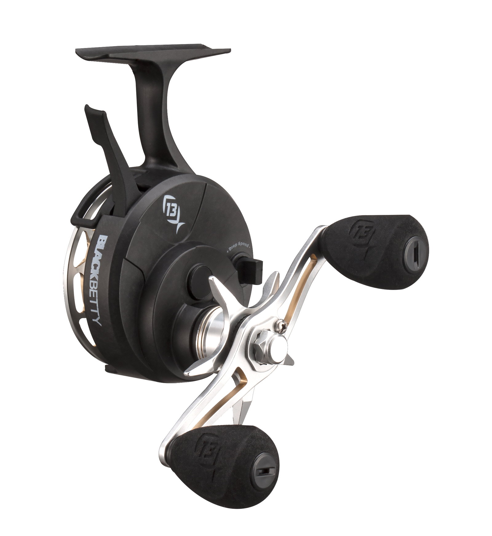 13 Fishing Black Betty Free Fall Ghost Patriot Edition - TackleDirect