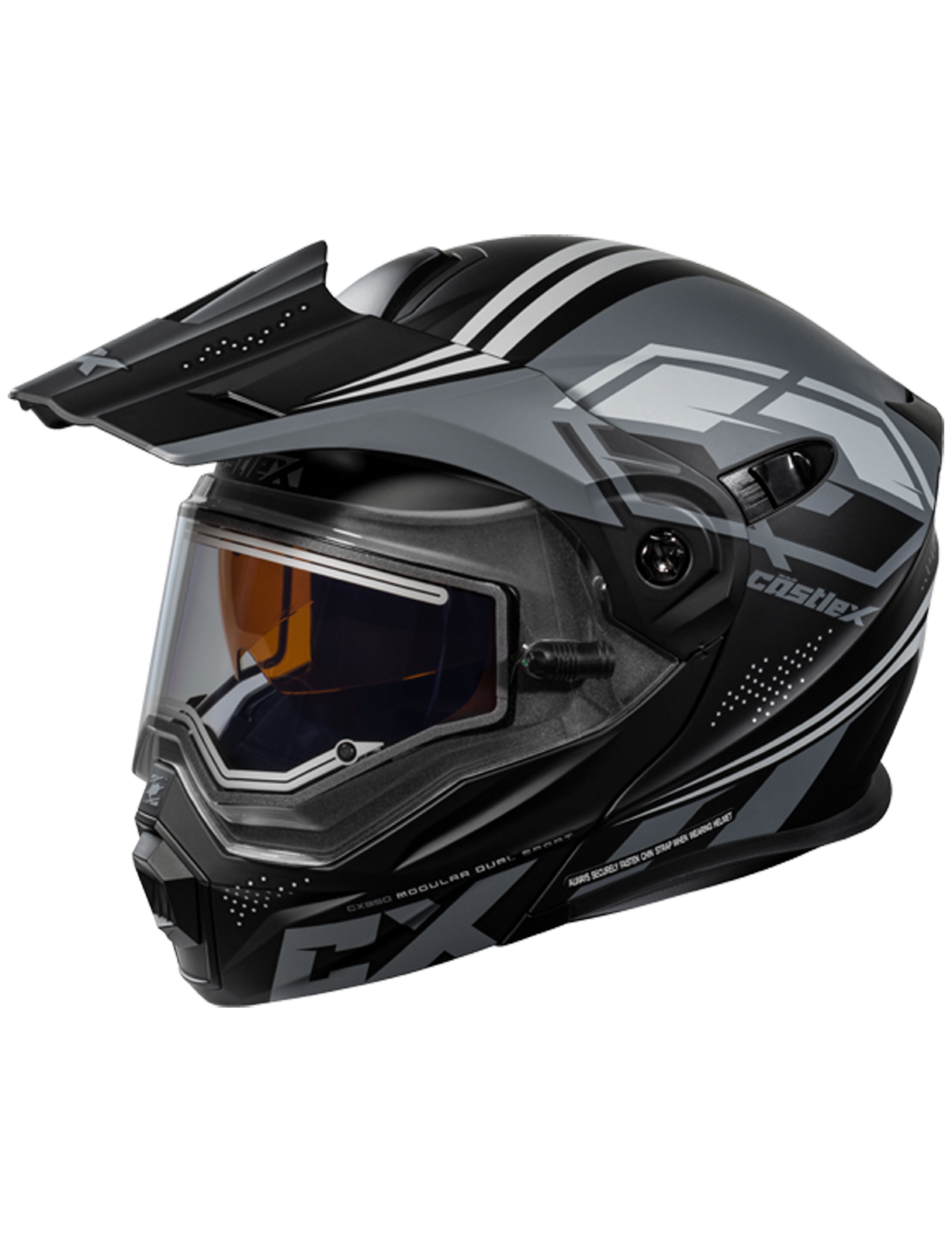 Castle X EXO-CX950 Siege Modular Dual-Sport Snow Helmet w/Electric