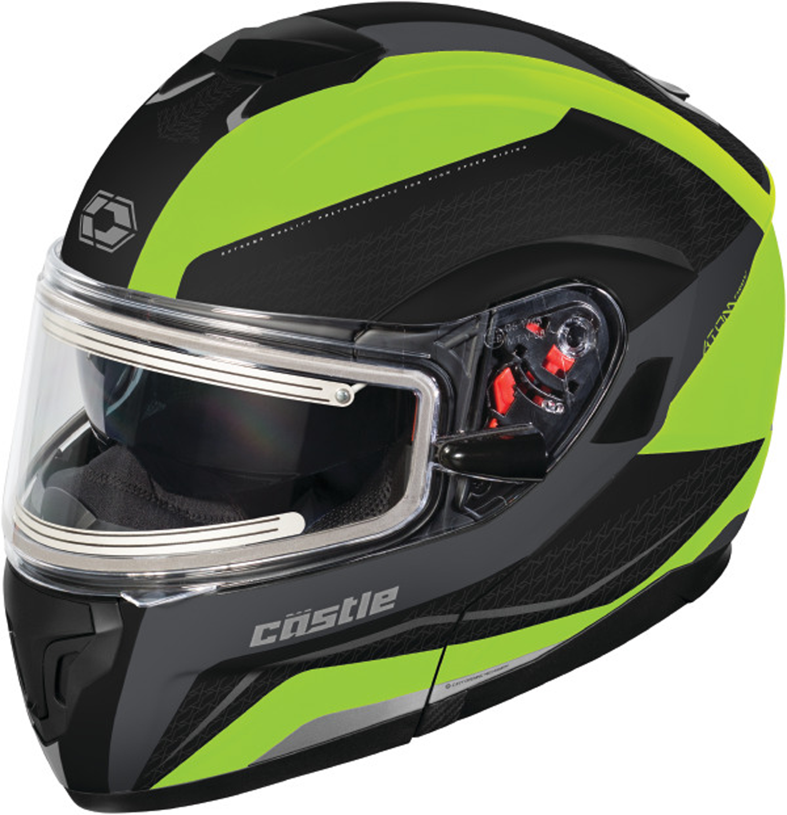 Castle X Atom SV Tarmac Modular Snow Helmet w/Electric Shield