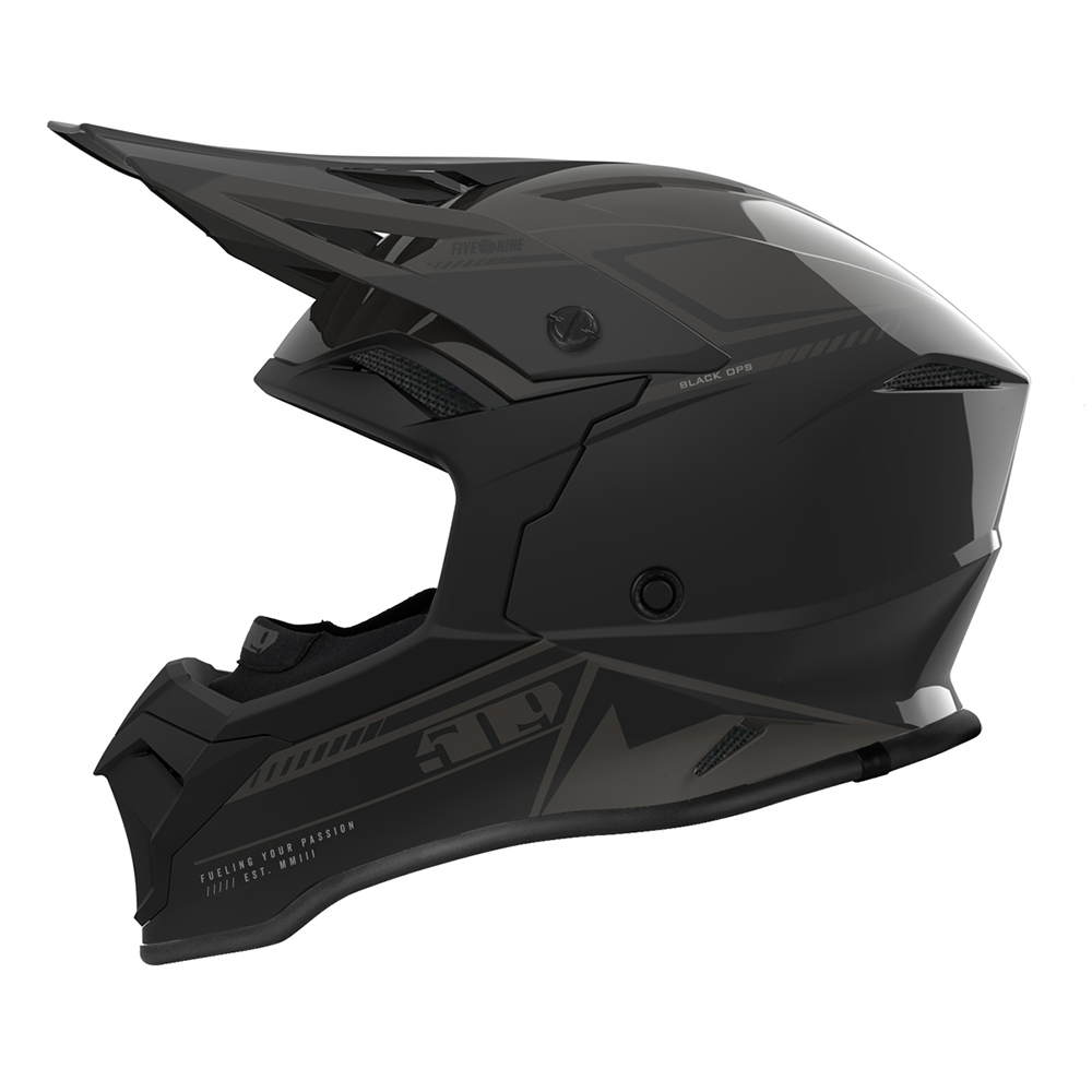 ファッションなデザイン - Helmet Atmosphere 509 Black (Gloss) Ops スノーモービル