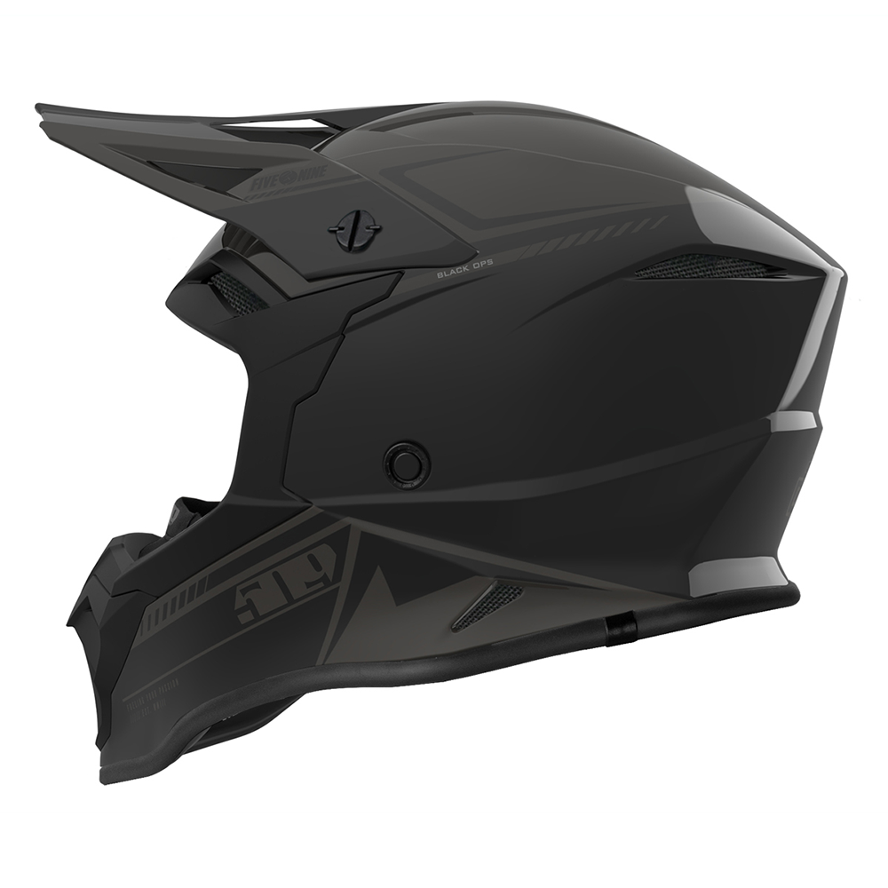 お気にいる 509 (Gloss) Ops Black - Helmet Atmosphere スノーモービル