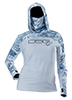 DSG Women's Chloe Hooded Sun UPF Shirt - Glacier/Realtree, Aspect
