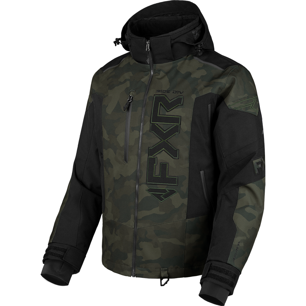 FXR Helium x 2 in 1 Jacket Army Camo 2x