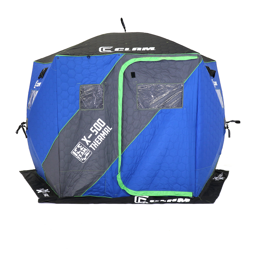 Clam X-500 Thermal Ice Team Edition - 5 Side Hub Shelter