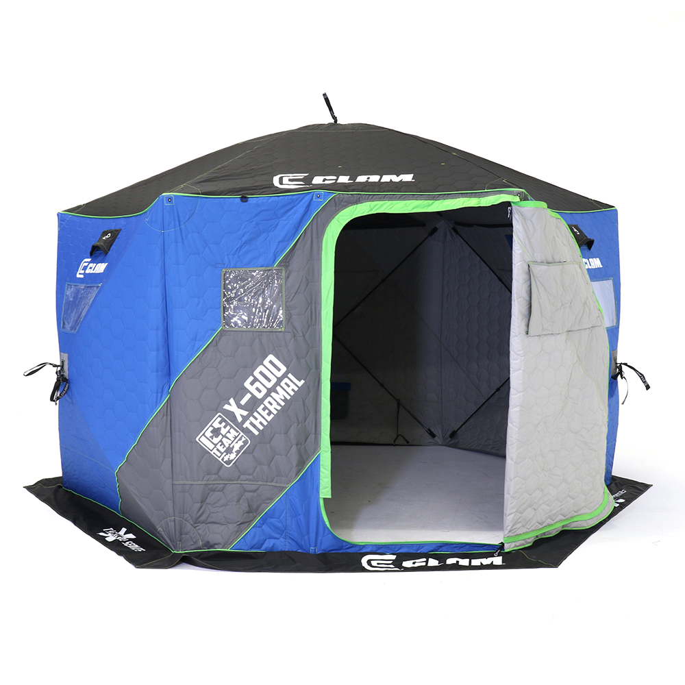 Clam X-600 Thermal Ice Team Edition - 6 Side Hub Shelter