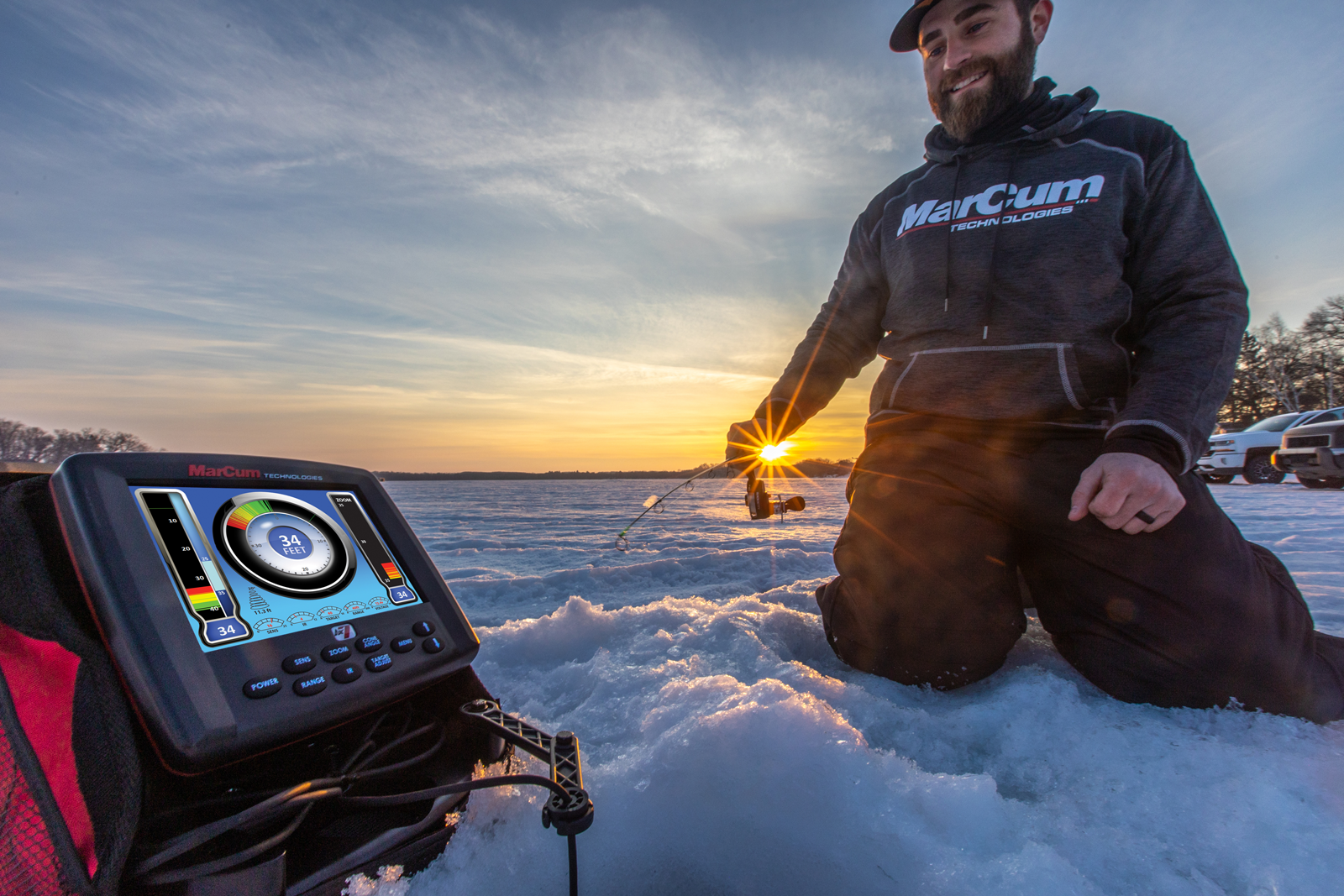 MarCum LX-7L Digital Ice Fishing Sonar System
