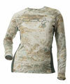 DSG Women's Sydney Long Sleeve Shirt Realtree® Aspect Camo River Bend Key West/Sage