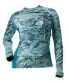 DSG Women's Sydney Long Sleeve Shirt- Realtree® Aspect Camo Seafoam/Teal