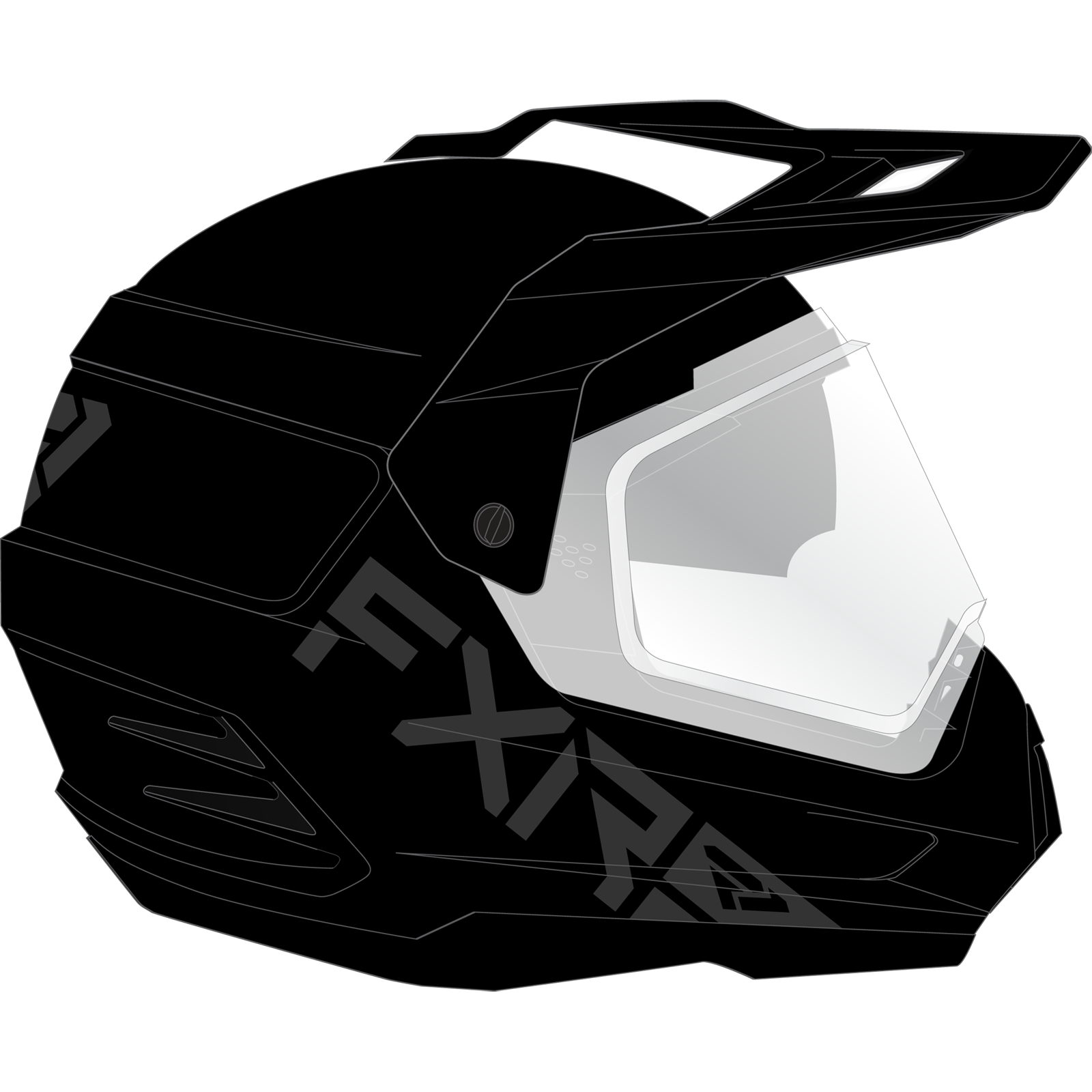 FXR Torque X Prime Helmet w/ Dual Lens Shield