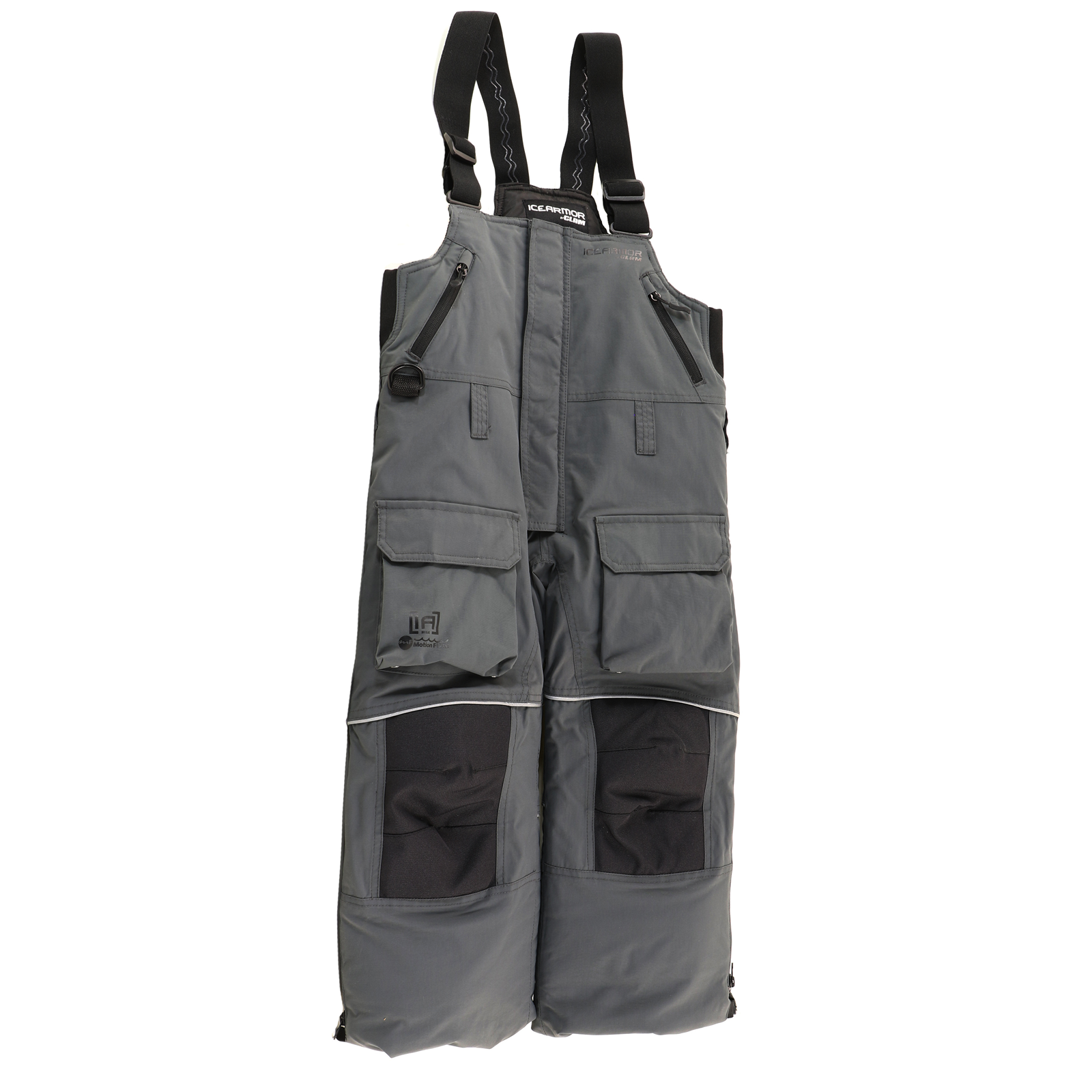 Youth Rise Float Charcoal/Black Bib by Clam Outdoors