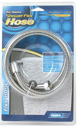 Camco 60" Flexible Hose Chrome Shower Flex Hose - 43716