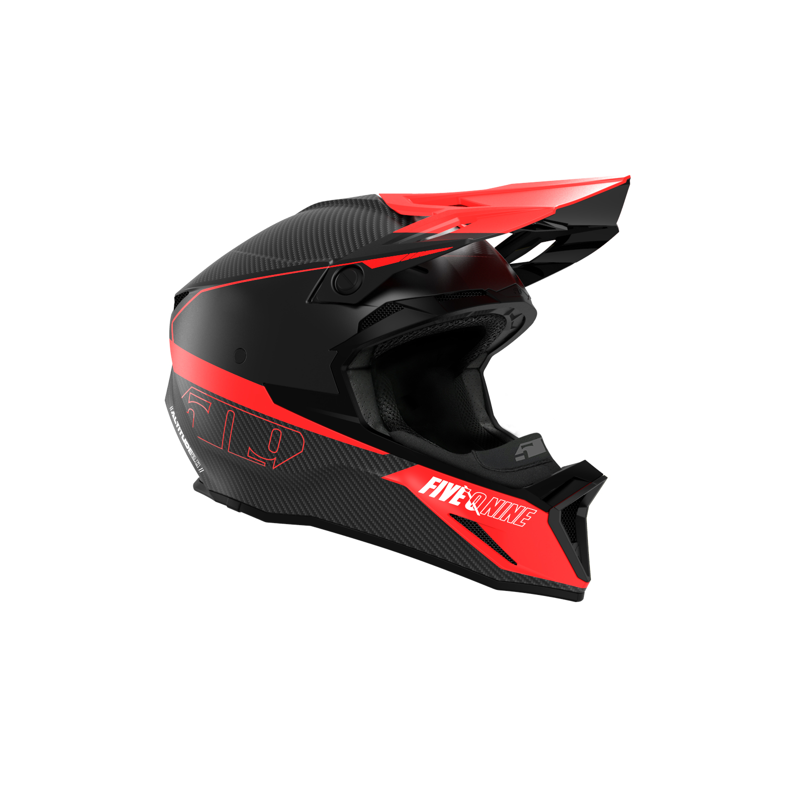 509 Altitude 2.0 Carbon Fiber Helmet- Racing Red (Gloss)