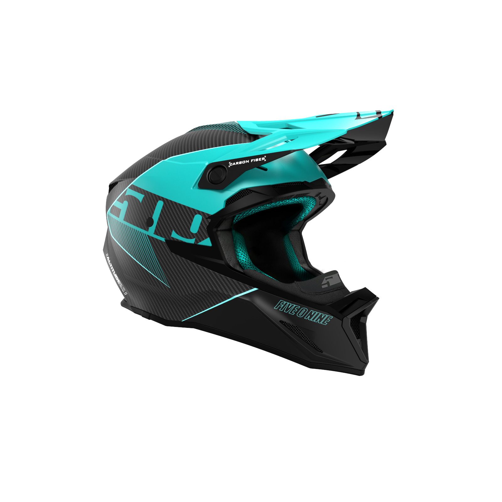 509 Altitude 2.0 Carbon Fiber 3K (ECE) Hi-Flow Helmet- Emerald (Gloss)