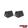 Extreme Max Heavy-Duty Rubber Wheel Chock with Eyebolt - Value 2-Pack - 5001.5775.2