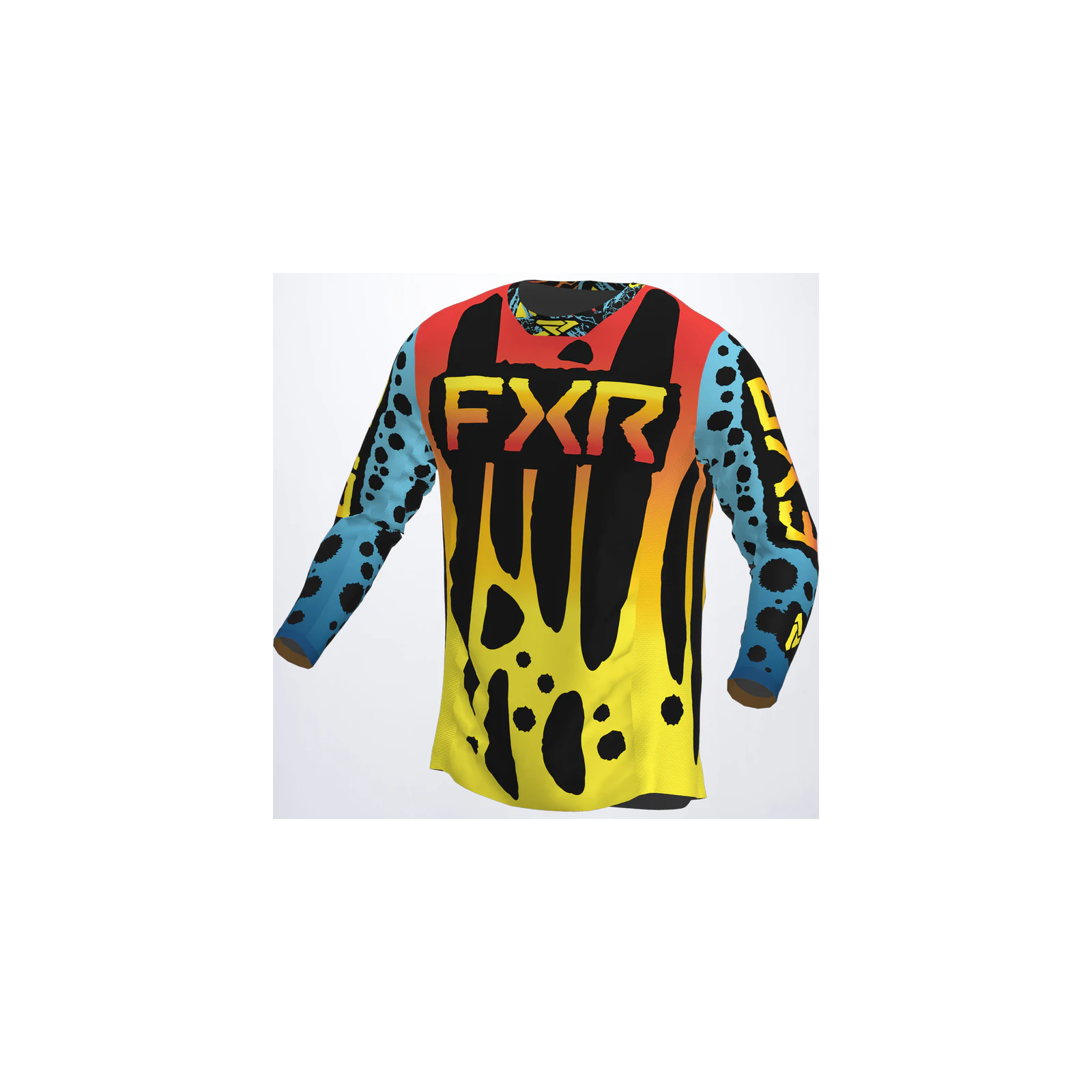 FXR Podium Gladiator MX Jersey Blue-Black - Dirt cheap price!