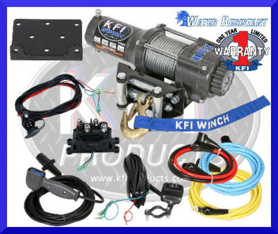 KFI 2500lbs KFI ATV Winch Kit - Kit