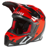 Klim F5 Helmet ECE - Amp Fiery Red - Metallic Silver