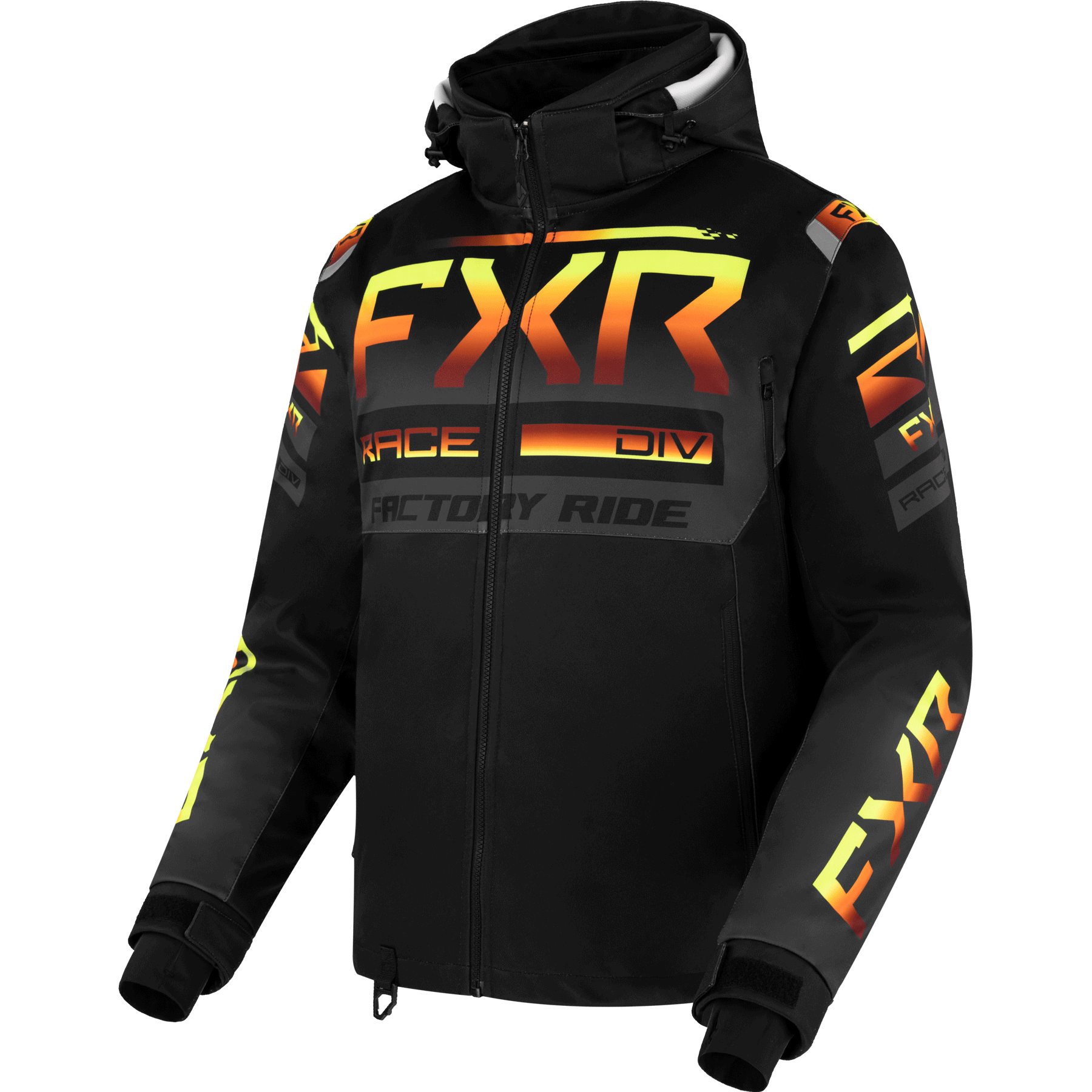 FXR RRX Jacket - Black/Char/Inferno - M