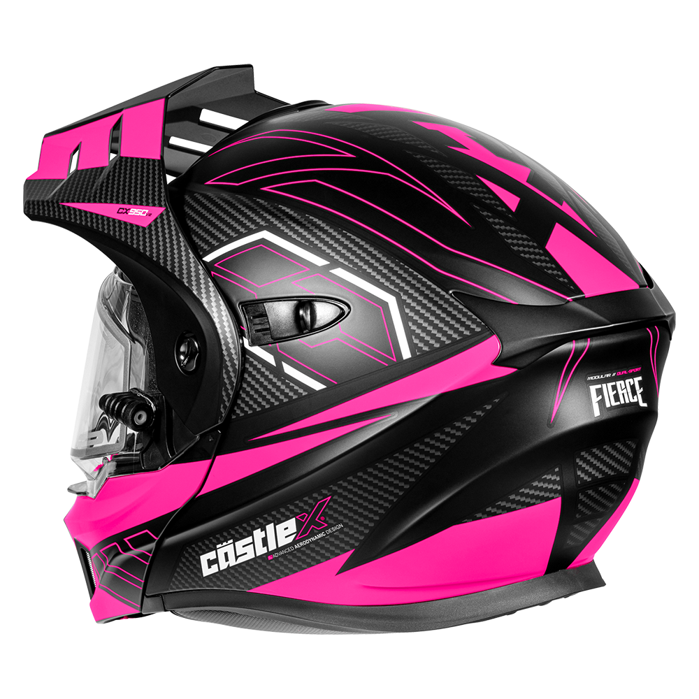 Castle X CX950 V2 Fierce Modular Dual-Sport Helmet W/Dual Lens Shield